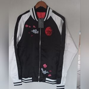 Cyberpunk Starship Sukajan Jacket Multicolored Dragon Interstellar